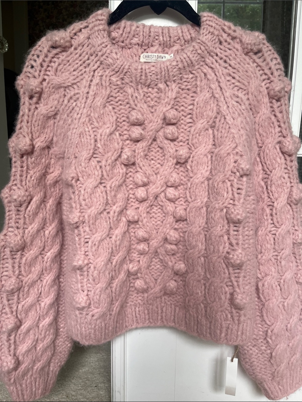 NWT Christy Dawn Ricky Sweater in Dusty Rose - Picture 2 of 7